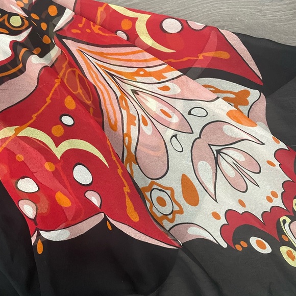 BCBG MAX AZRIA Silk tie blouse size XS - Picture 2 of 12